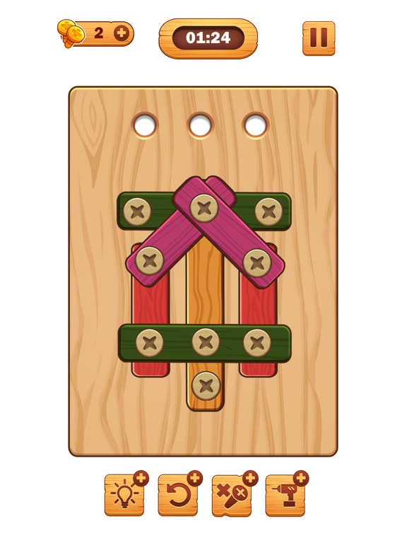 Screw Puzzle: Wood Nut & Bolt™ screenshot 7