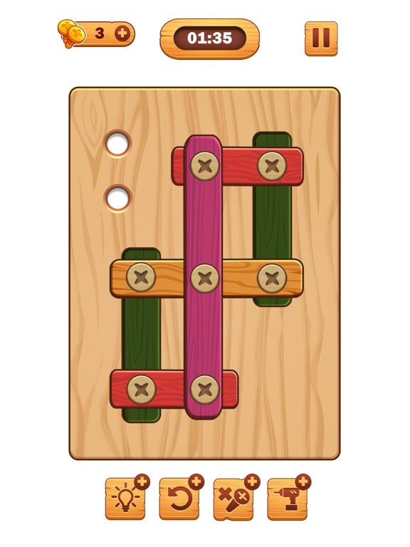 Screw Puzzle: Wood Nut & Bolt™ screenshot 4