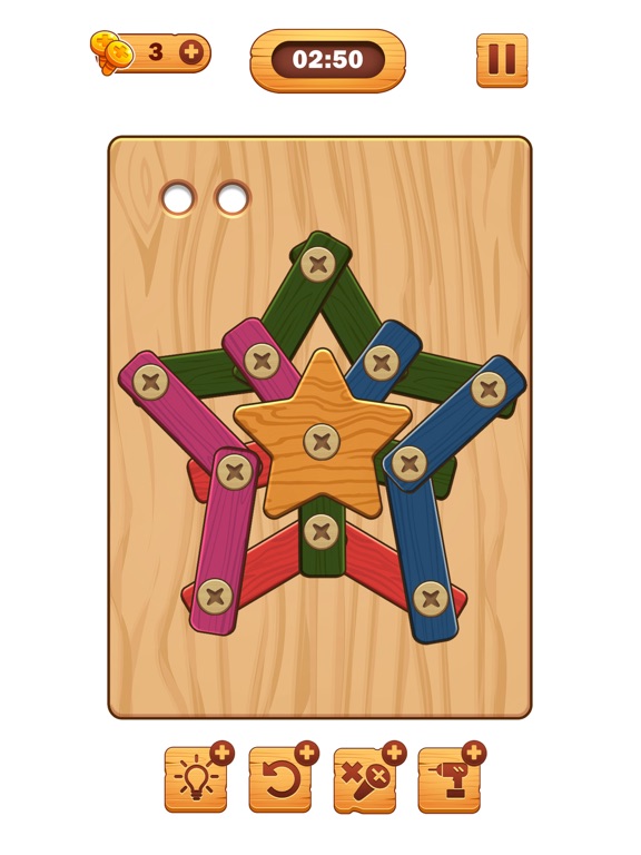 Screw Puzzle: Wood Nut & Bolt™ screenshot 9