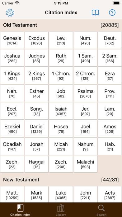 Scripture Citation Index screenshot 5