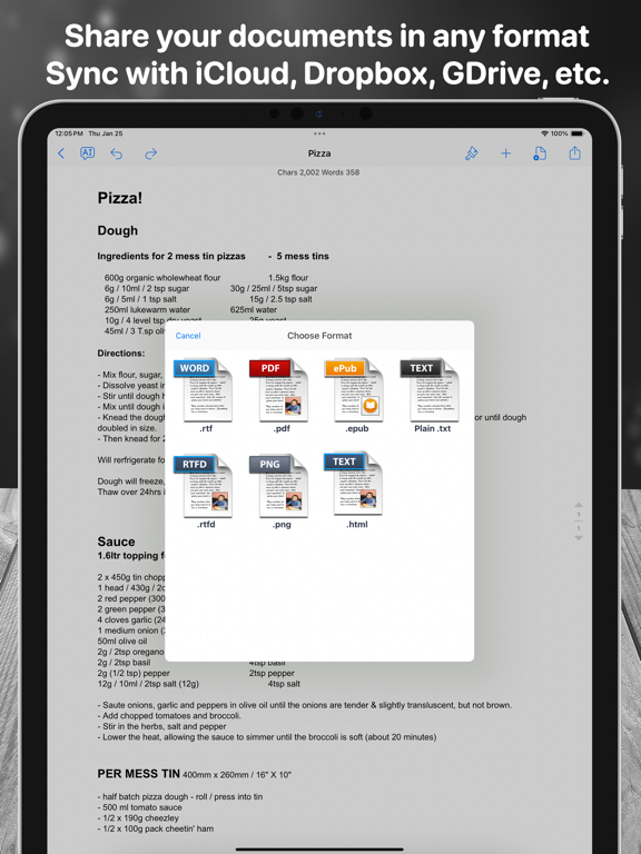Scrivener Companion - Scrivo 3 screenshot 1
