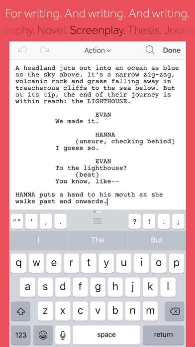 Scrivener screenshot 2