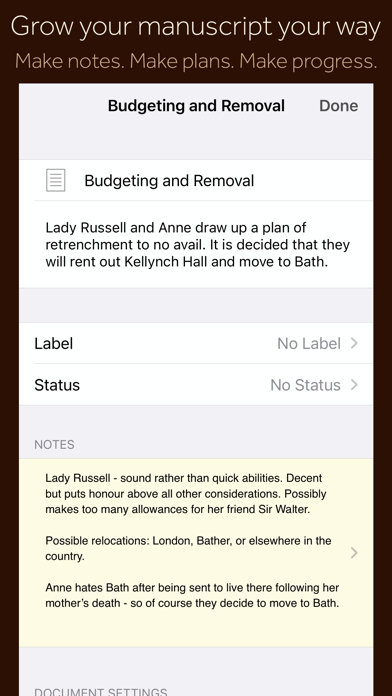 Scrivener screenshot 4