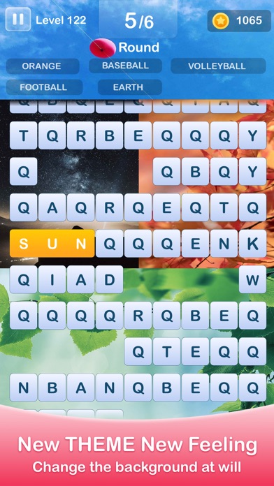 Scrolling Words: Word Games screenshot 1