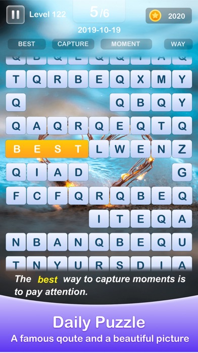 Scrolling Words: Word Games screenshot 3