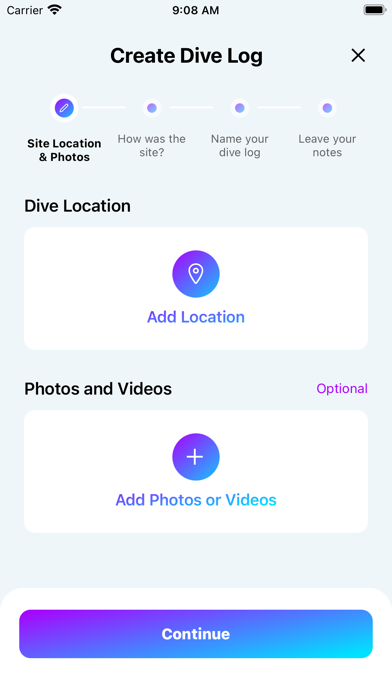 Scuba Dive Log by Zentacle screenshot 1