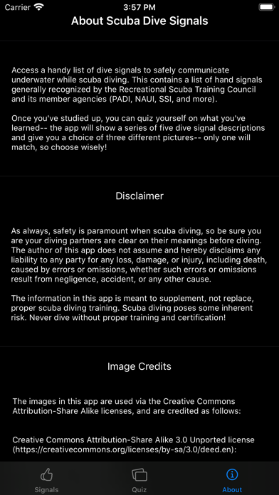 Scuba Dive Signals screenshot 1