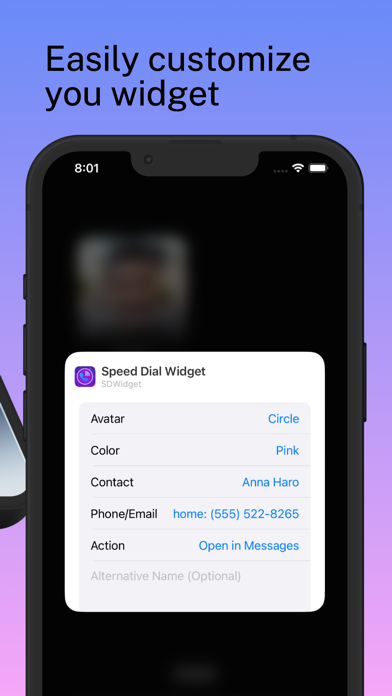SDWidget - Speed Dial Widget screenshot 1