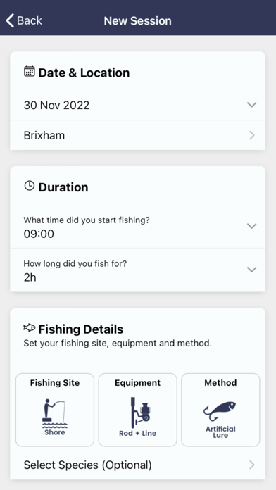 Sea Angling Diary screenshot 2