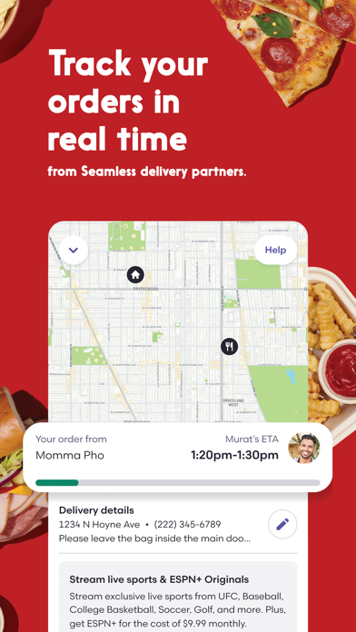 Seamless: Local Food Delivery screenshot 2