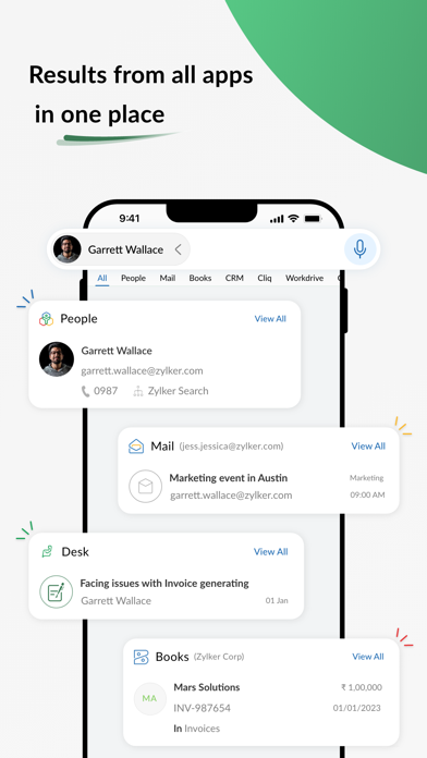 Search across Zoho- Zia Search screenshot 3