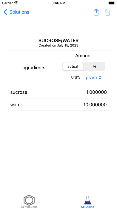 Search PubChem screenshot 1