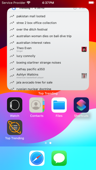Search Trends Widget Auto Pull screenshot 4