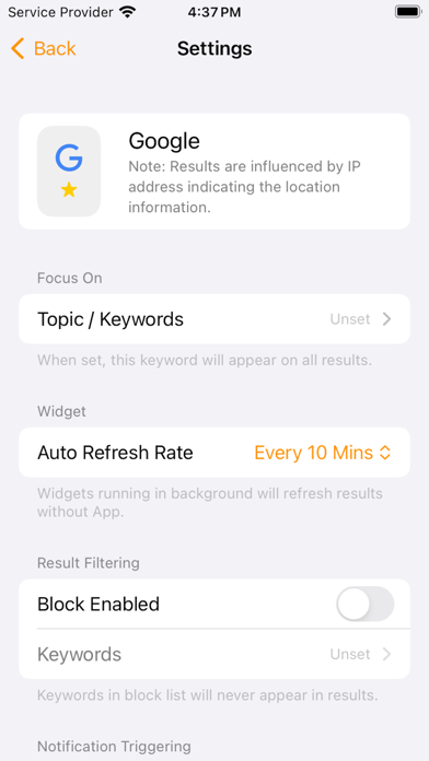 Search Trends Widget Auto Pull screenshot 1