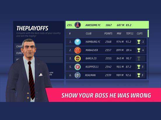 SEASON 24 - Soccer Manager screenshot 1