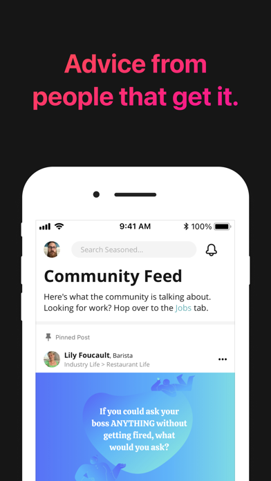 Seasoned: Jobs & Community screenshot 2
