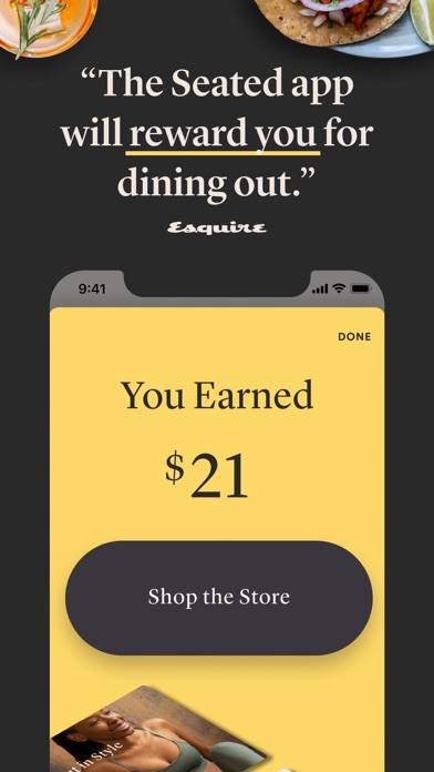 Seated-Rewards at Restaurants screenshot 2