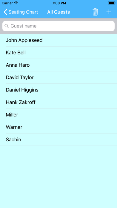 Seating-Chart screenshot 2