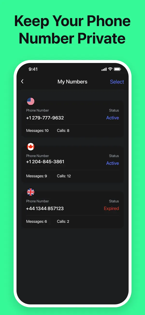 Second Phone Number - 2Number screenshot 1
