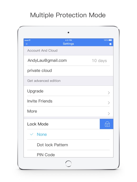 Secret Safe Lock Vault Manager screenshot 1