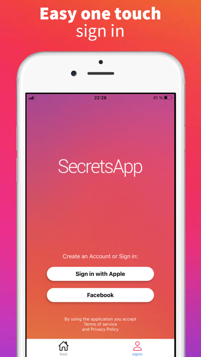 SecretsApp - anonymous stories screenshot 1