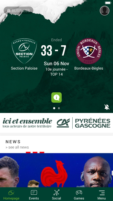 Section Paloise screenshot 5