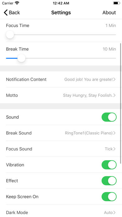 Section Timer screenshot 1