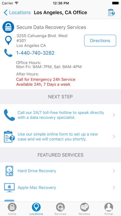 Secure Data Recovery Services screenshot 2