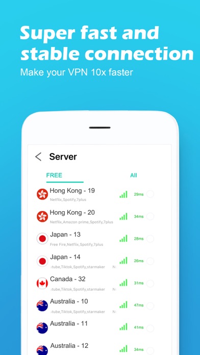 Secure VPN Proxy - Fast Server screenshot 1