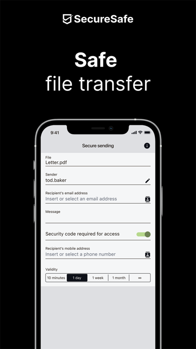 SecureSafe Password Manager screenshot 3