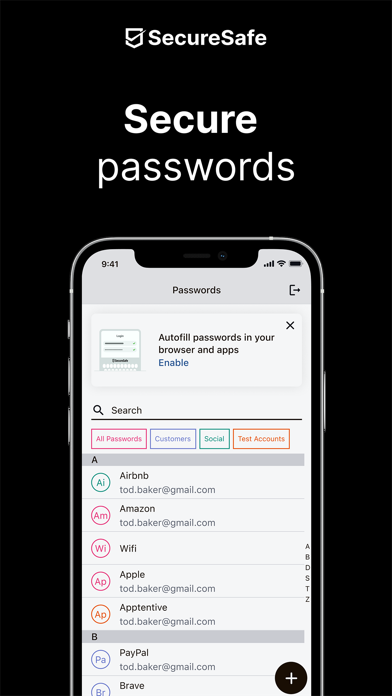 SecureSafe Password Manager screenshot 5
