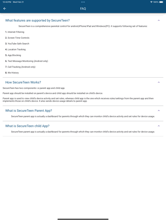 SecureTeen Parental Control screenshot 6