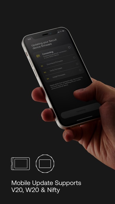 SecuX Firmware Update screenshot 1