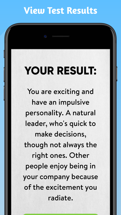 See First: Personality Test screenshot 1
