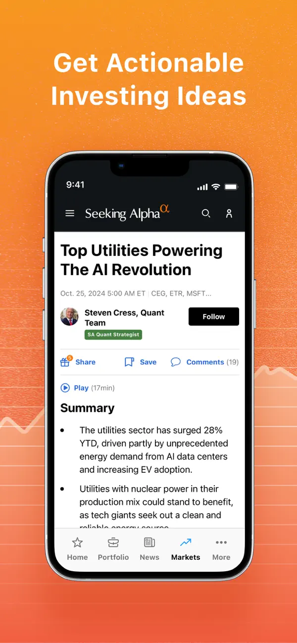 Seeking Alpha: News & Analysis screenshot 5