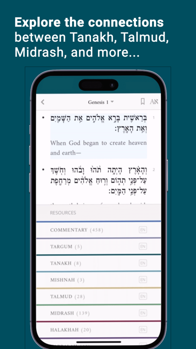 Sefaria: Jewish Texts Library screenshot 2