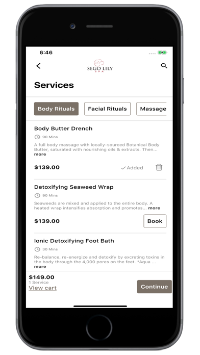 Sego Lily Spa screenshot 5