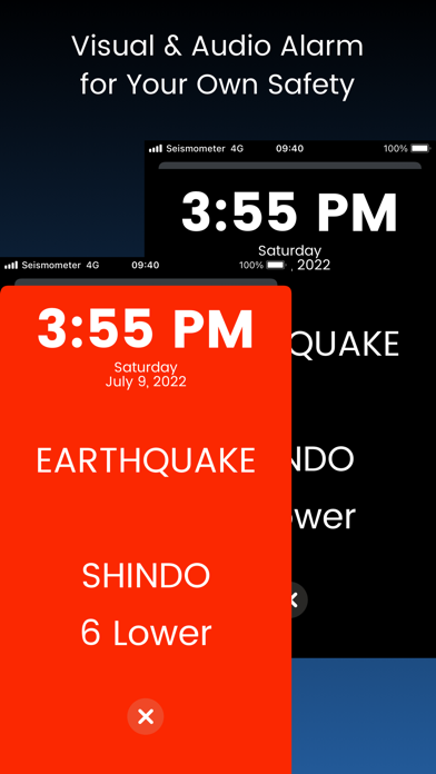 Seismometer - Earthquake Alarm screenshot 1