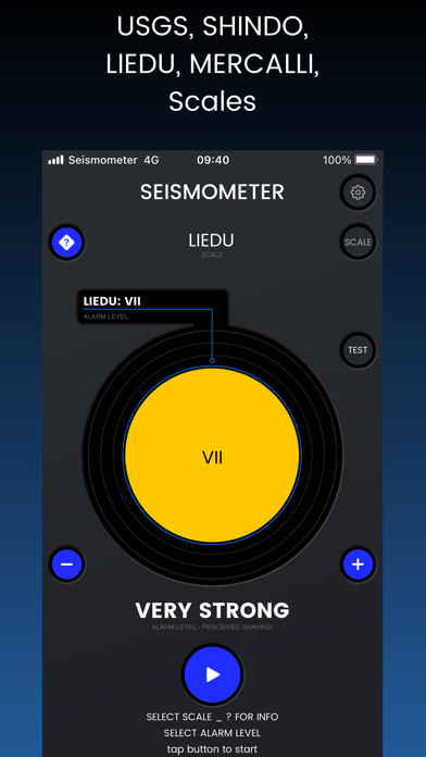 Seismometer - Earthquake Alarm screenshot 4