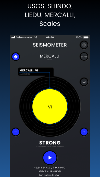 Seismometer - Earthquake Alarm screenshot 3