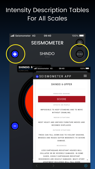 Seismometer - Earthquake Alarm screenshot 2