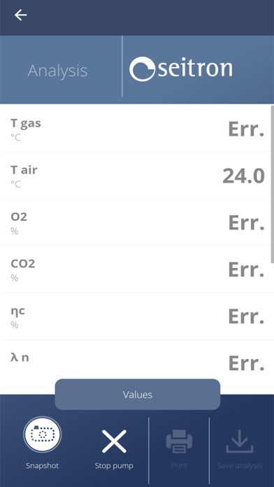 Seitron Smart Analysis screenshot 2