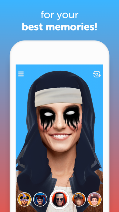Selfish - Funny Face Masks screenshot 1