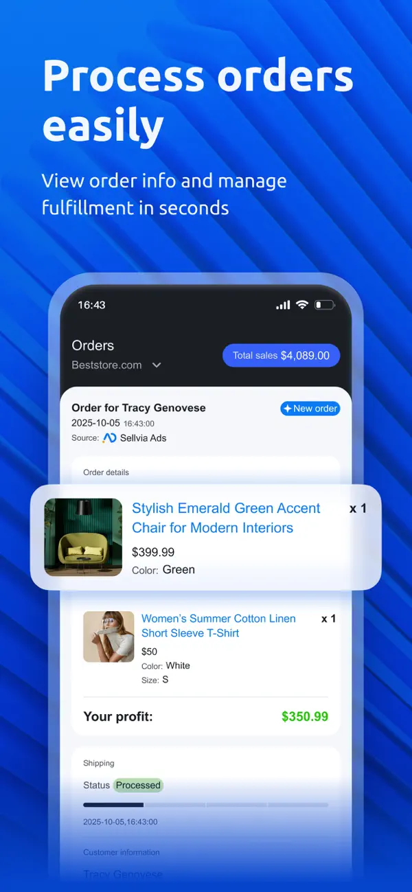 Sellvia: Manage Your Business screenshot 4