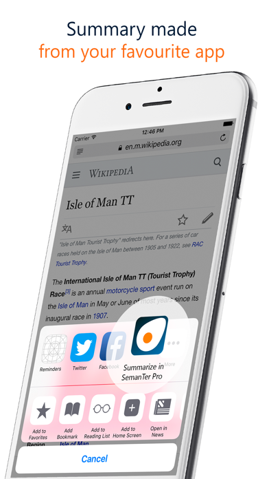 SemanTer Pro - Text summarizer screenshot 1