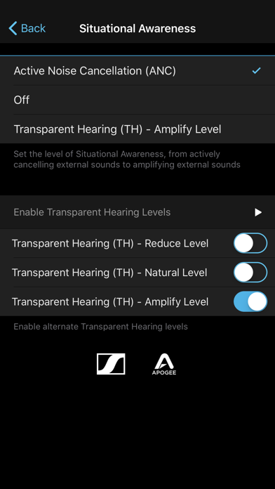 Sennheiser AMBEO® SmartHeadset screenshot 3