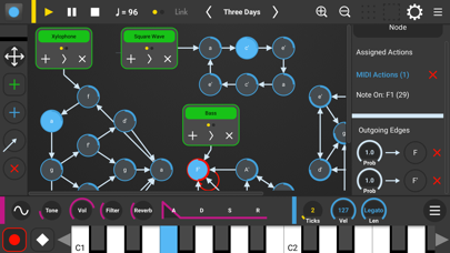 Senode - Graph Sequencer screenshot 1