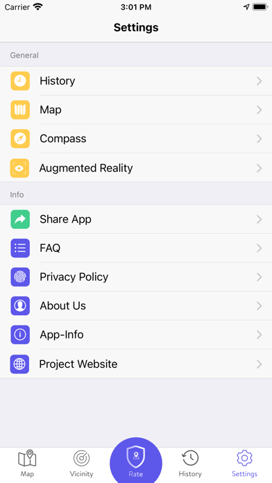 Sensafety screenshot 2