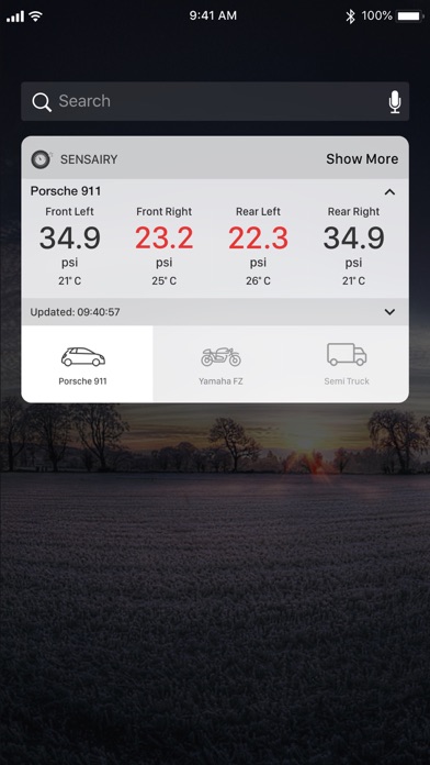 SensAiry - Bluetooth LE TPMS screenshot 2