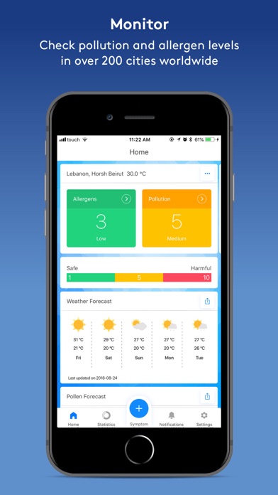 Sensio Air: Allergy Tracker screenshot 4